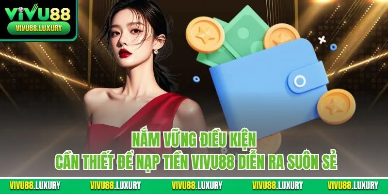 Nắm vững điều kiện cần thiết để nạp tiền Vivu88 diễn ra suôn sẻ
